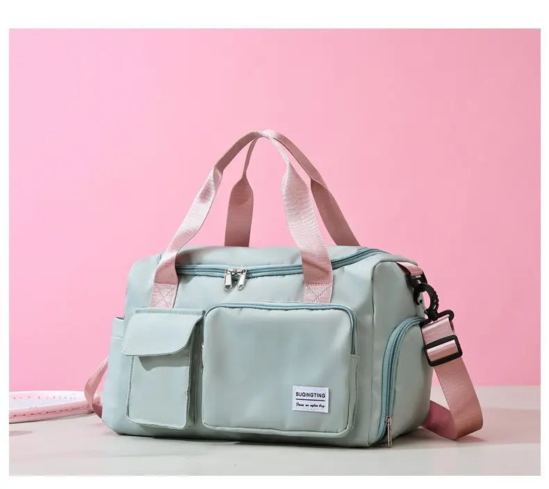 Large Capacity Cabin Bag Under Seat Flight Carry on Bag Sports Travel Duffel Holdall Hand Luggage Unisex With Shoe Package