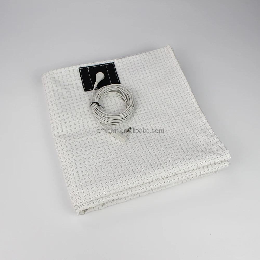 For Grounding Sheets King Plaid/Plain 76x80 Inch Drop Shipping 10% Silver Fiber for Boys & Girls
