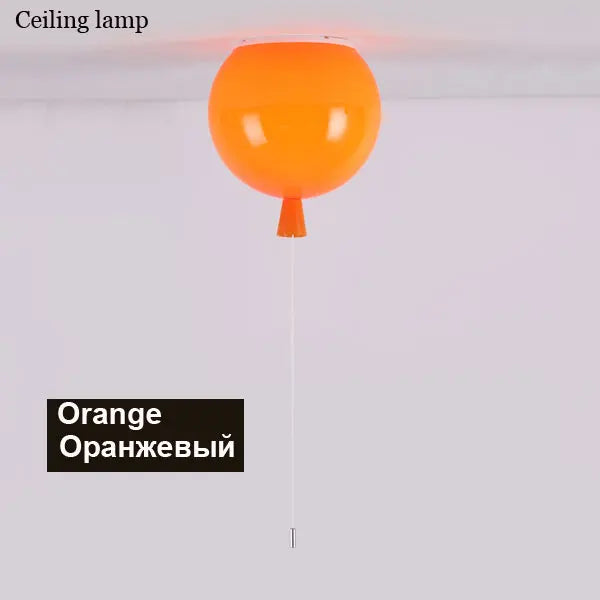 Fashion Balloon Lamps Ceiling Lights Colorful Baby Child Room Lamp Dining Room Bedroom Bedside Aisle Balcony Light Lamparas
