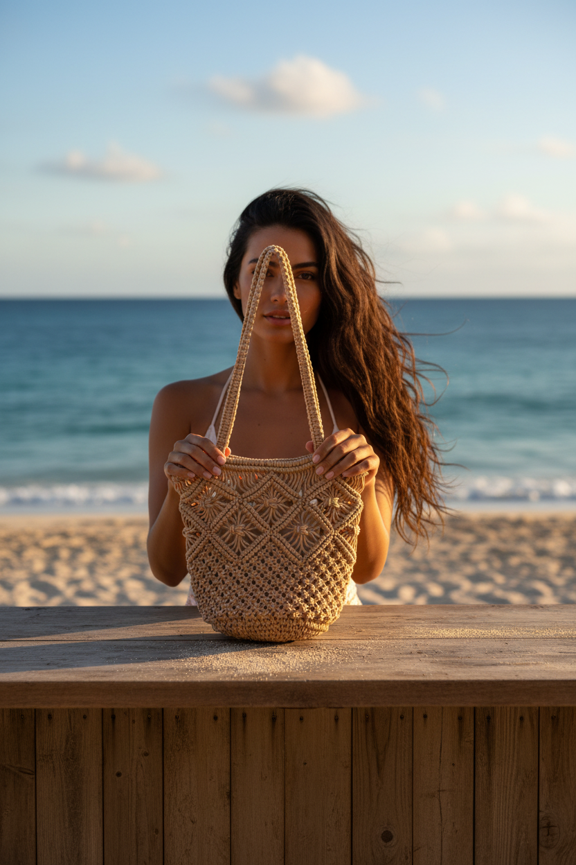 Summer Straw Shoulder Bag Women Large Capacity Rattan Bucket Bag Handmade Woven Beach Bag Fashion Vacation Handbag Tote