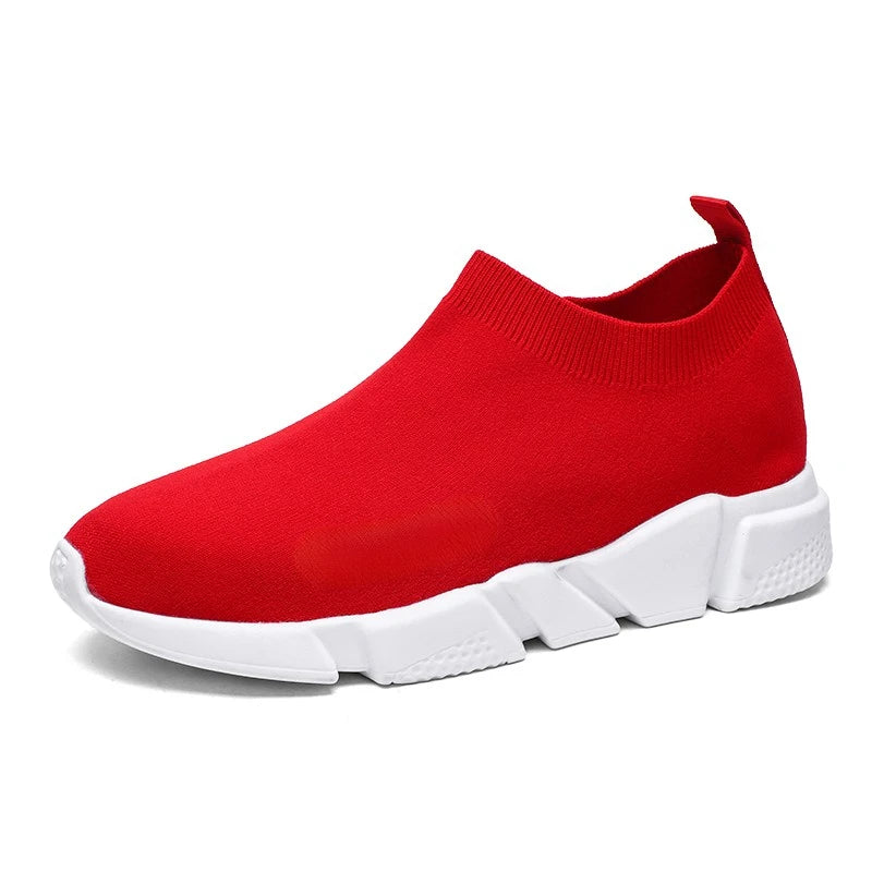 Designer Women Fashion Walking Sneakers Street Style Low High Top Soft Sock Shoes for Men