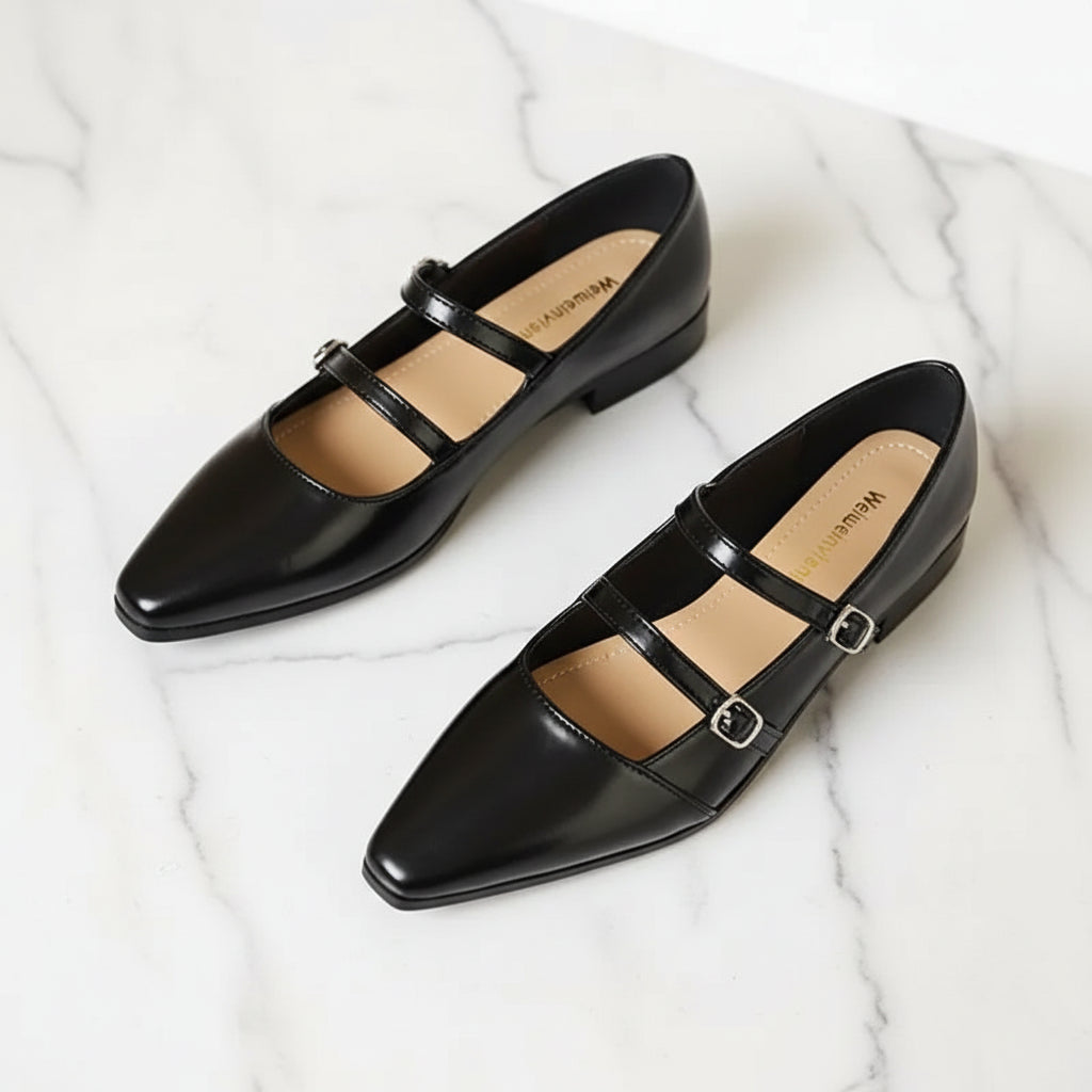 2025 Elegant Pumps Dress Female Office Job Shoes Mules Flat Shoes for Women