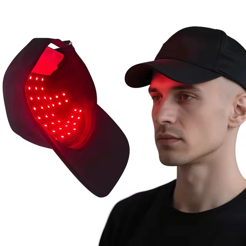 Professional Tech Laser Helmet for Dense Hair Nourishing 56 Electronic Diode Lamp Infrared Charging Violet Cap