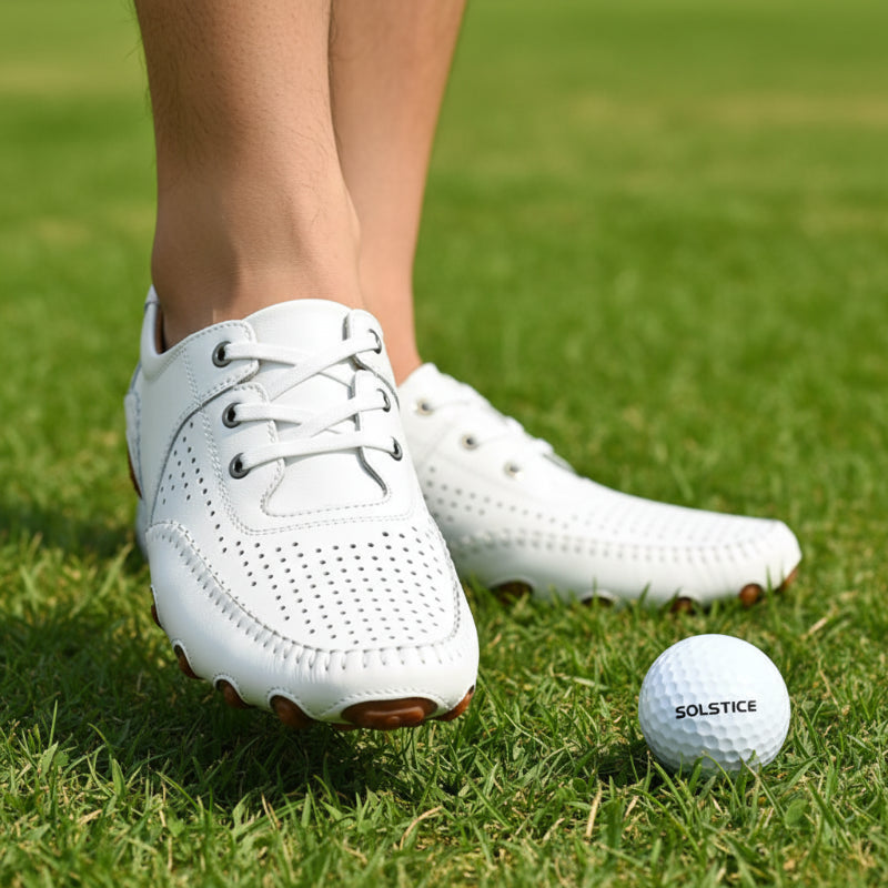 Genuine golf shoes men's wear-resistant men's sports shoes breathable shoes golf shoes large size 47