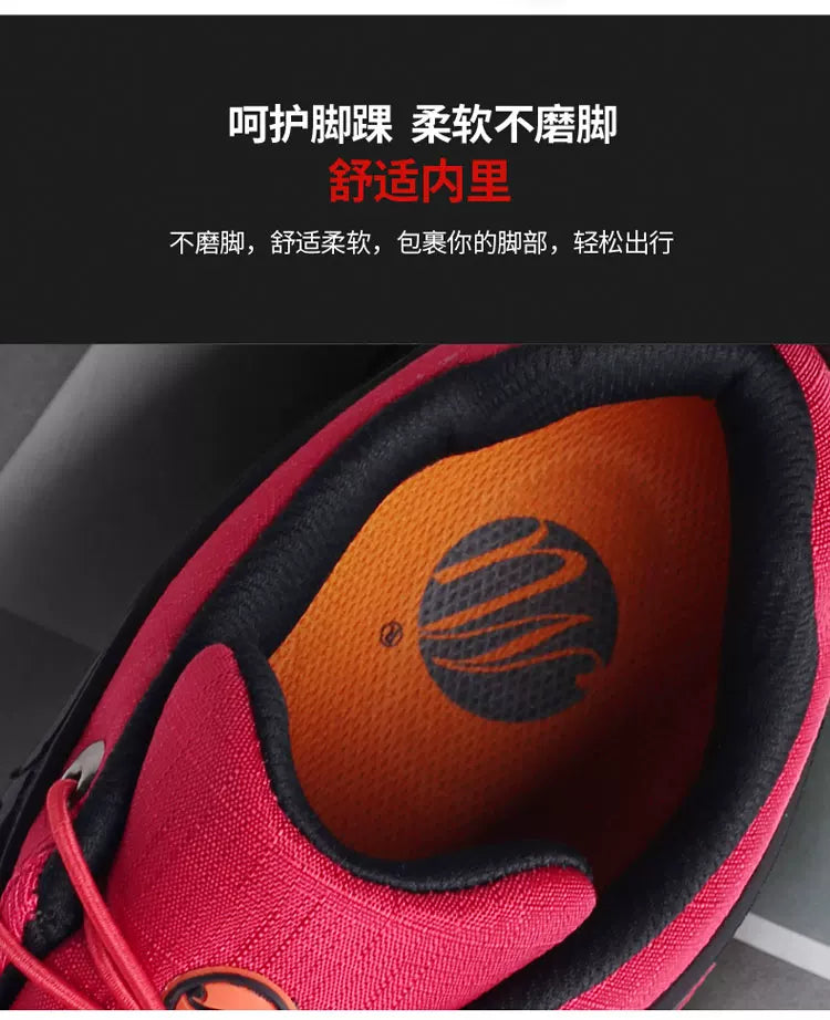 Outdoor Hiking Waterproof And Anti-Skid Thick Bottom Wear-Resistant And Breathable Ultra Light Cloth Mountaineering Shoes