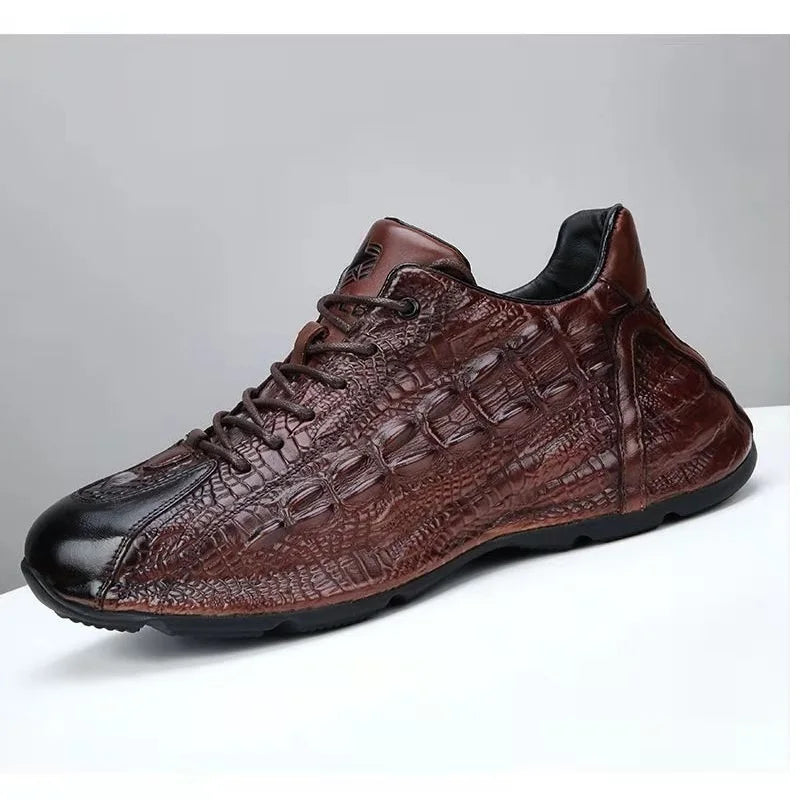 2025 new arrival Genuine Leather casual shoes men,Sneakers PDD019