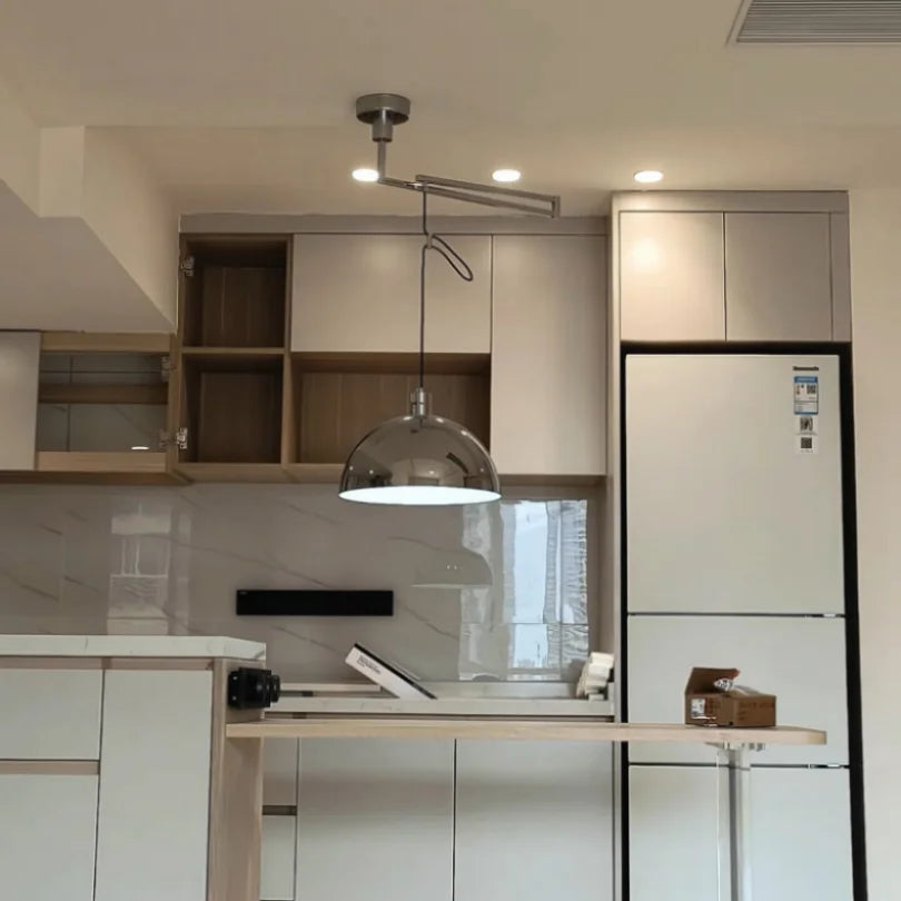 Adjustable Arm Pendant Lights Kitchen Dining Room Island Hanging Lamp Modern Rotatable Long pendant lamp Restaurant Decor