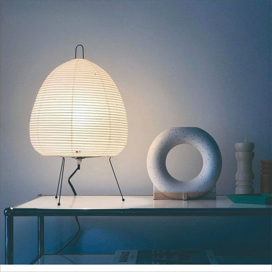 Classic Japanese Retro Rice Paper Table Lamp Japanese Wabi-sabi Advanced Atmosphere Bedside Table Lamp