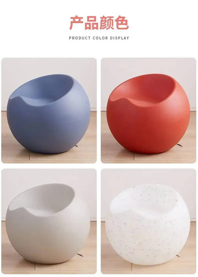 Creative Apple Stool Home Door Shoe Changing Stool Designer Minimalist Small Stool Nordic Living Room Bedroom Balcony Low Stool