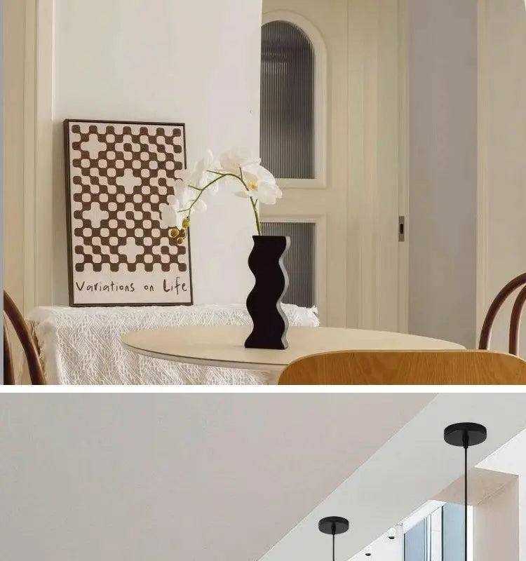 Pendant Acrylic Lamp Restaurant Simple Modern Creative Multi-layer Decoration Retro Color