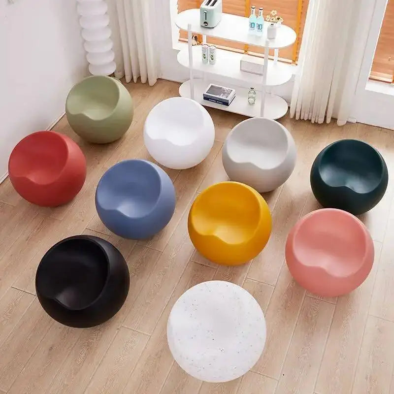 Creative Apple Stool Home Door Shoe Changing Stool Designer Minimalist Small Stool Nordic Living Room Bedroom Balcony Low Stool
