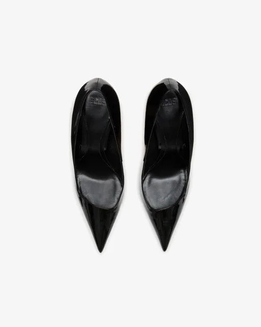 Sexy Pointy Toe Super High Heel Pumps Women Metal Tiger Tooth Heel Runway Pumps Lady Fashion Show Shoes Night Club