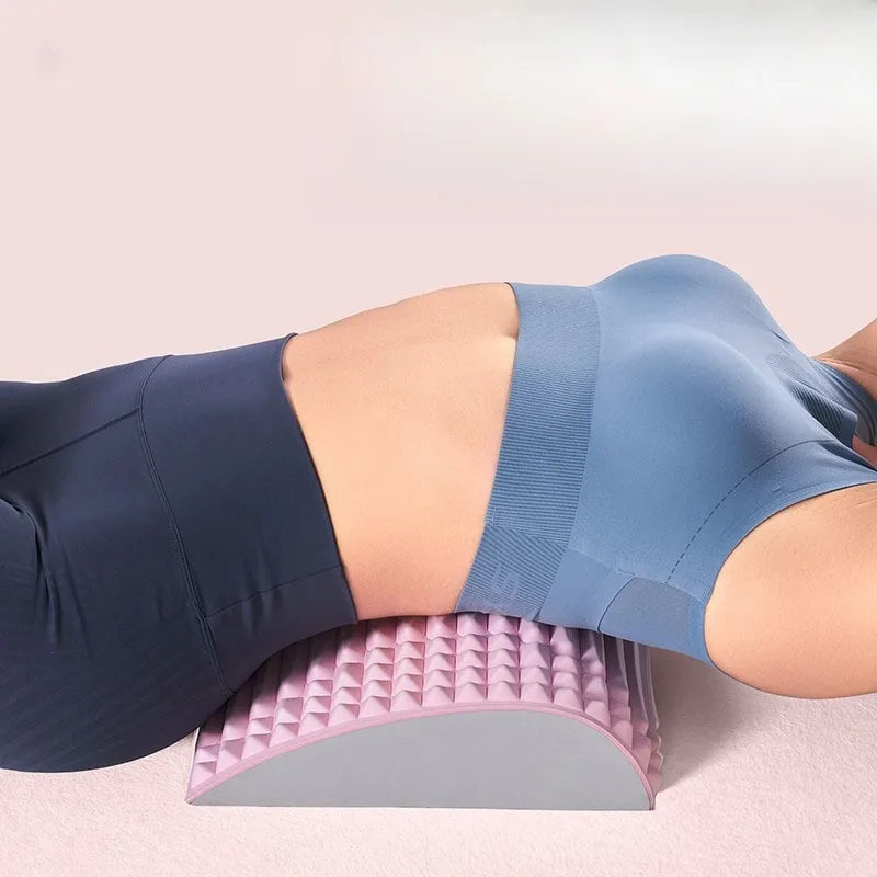 Lumbar Soother Waist Stretching Massage Relaxation Yoga Spine Straightening Spread Back Exercise Assist Waist Support