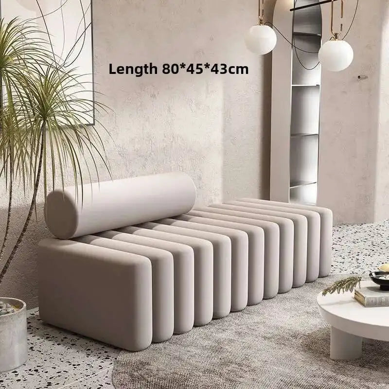 Light Luxury, Shoe Changing Stool, Household, Living Room, Stool, Sofa, Strip, Rest Stool, Bedroom, End of Bed, Stool