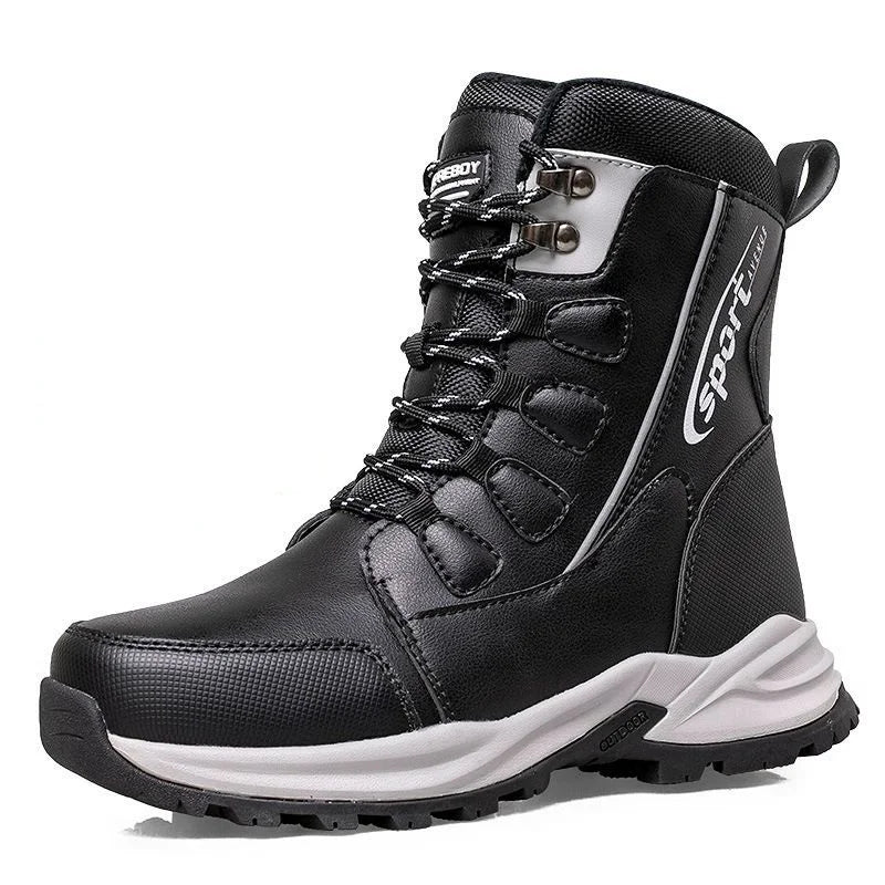 2026 New arrival Winter Men Snow Boots Warm Plush Men's Boots Waterproof High-top Ankle Boots Non-slip Men's Hiking Sneakers