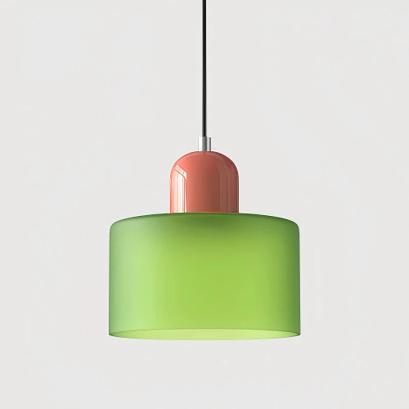 Nordic Modern Glass Bedroom Bedside Long Line Small Chandelier Restaurant Bar Chandelier Simple Lighting Atmosphere Lamp E27