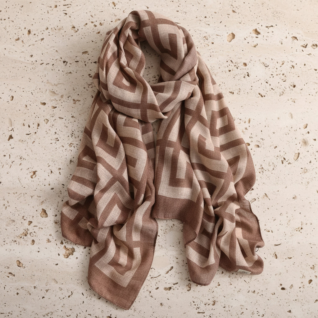 180x90cm Back-type Printed Scarf for Women's Tlmeless Cotton Linen Scarf Fashionable and Versatile Warm Shawl