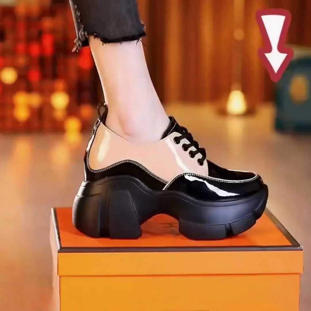 2023  Height Increasing Trend Clunky Casual Women's Sneaker Platform heels Shoes 8cm