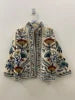 Unisex Handcrafted Suzani Velvet Jacket Floral Embroidered Winter Coat Bohemian Ethnic Outerwear Factory Direct Wholesale Price