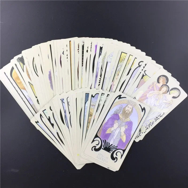 English Ethereal Visions Illuminated Tarot Cards Deck Board Table Games for Party Playing Card Entertainment Game Board Game
