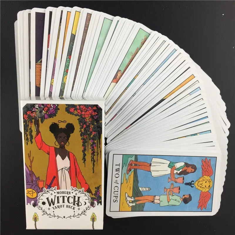 The Modern Witch Tarot Deck Guidebook Card Table Card Game Magical Fate Divination Card Board game