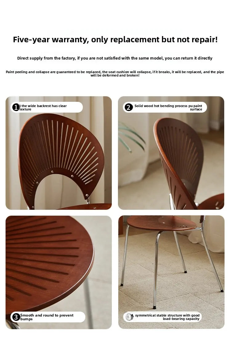 Home Furniture Restaurant Dining Chairs Living Room Leisure Chair Customized Stainless Steel Chairs Single Backrest Armchair