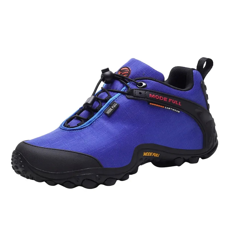 Outdoor Hiking Waterproof And Anti-Skid Thick Bottom Wear-Resistant And Breathable Ultra Light Cloth Mountaineering Shoes