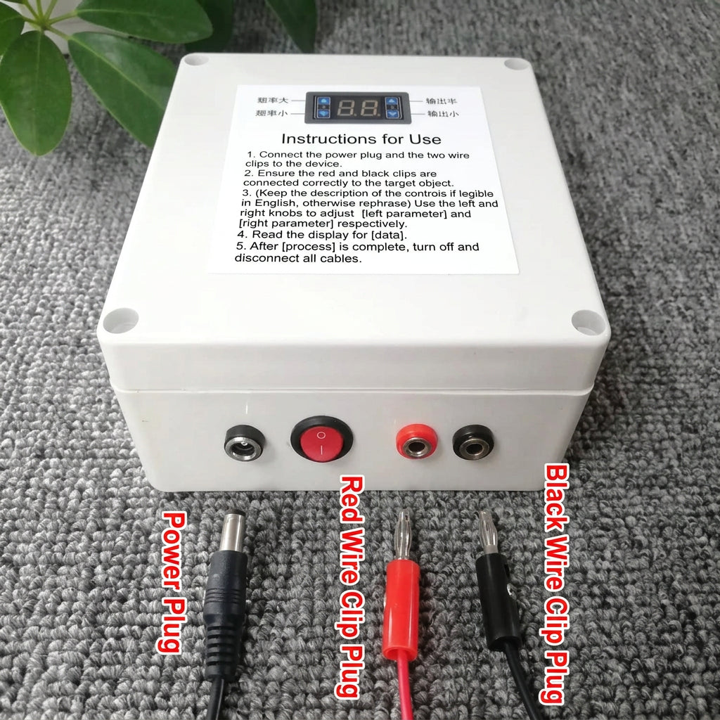 Zapper Frequency Resonance Device Dr. Clark Electromagnetic Broadband Adjustable Electronic Signal Therapy Tool
