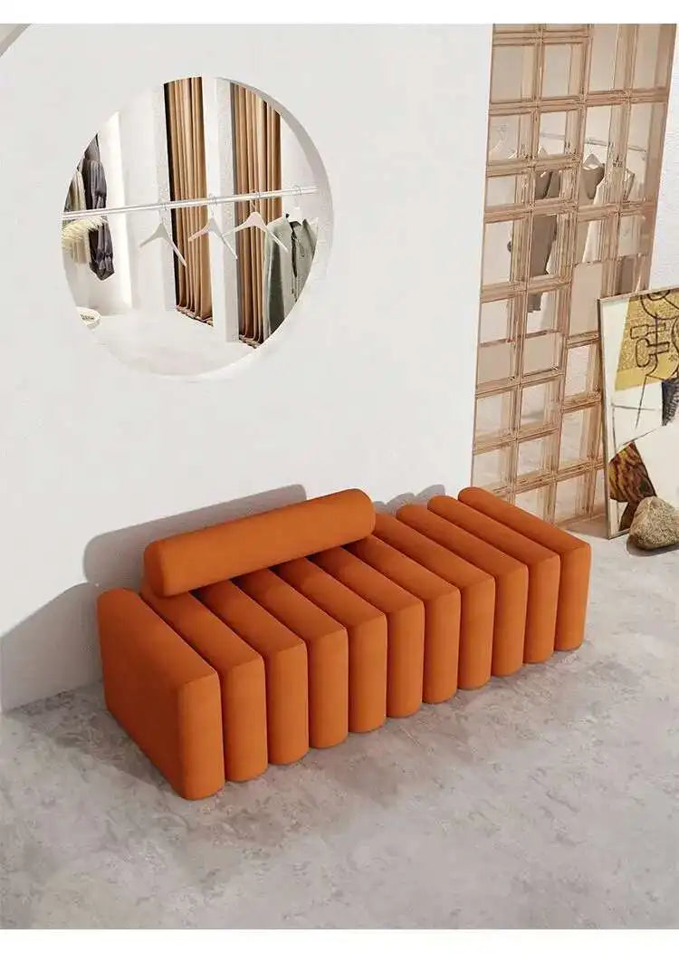 Light Luxury, Shoe Changing Stool, Household, Living Room, Stool, Sofa, Strip, Rest Stool, Bedroom, End of Bed, Stool