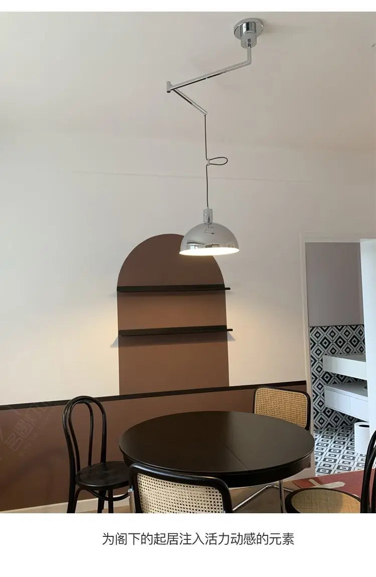 Nordic Modern Pendant Versatile Lamp Simple Study Restaurant Rocker Arm Light Creative Personality Displacement