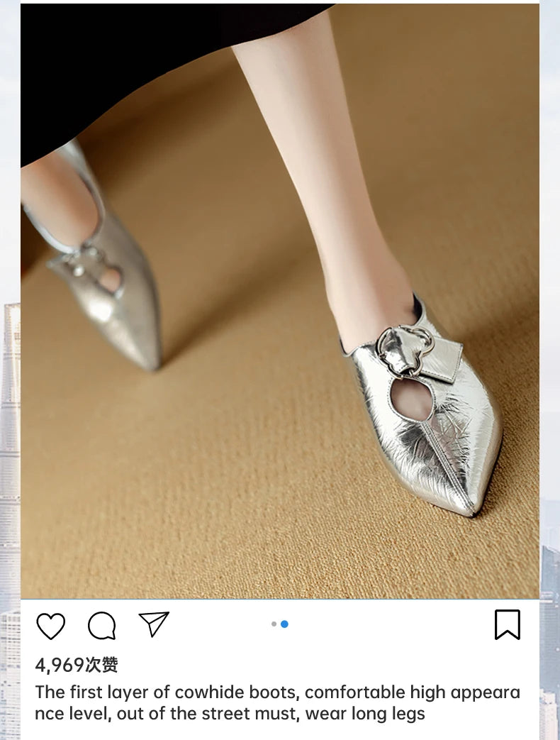 Ods High Heel Women's Thin Heels 2024 New Spring/Summer/Autumn/Winter Korean Edition Pointed Women's Temperament High Heel Women