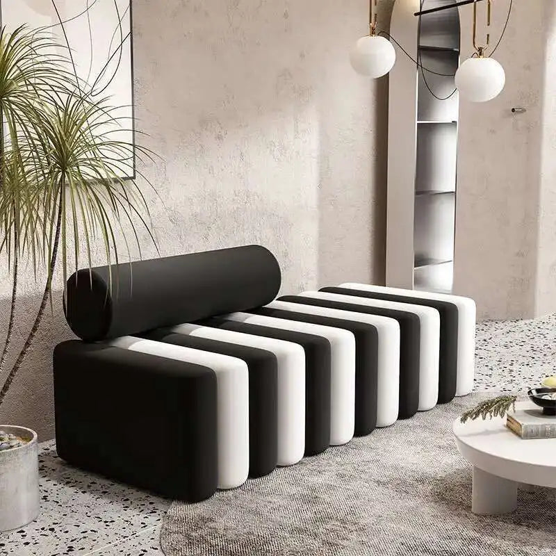 Light Luxury, Shoe Changing Stool, Household, Living Room, Stool, Sofa, Strip, Rest Stool, Bedroom, End of Bed, Stool