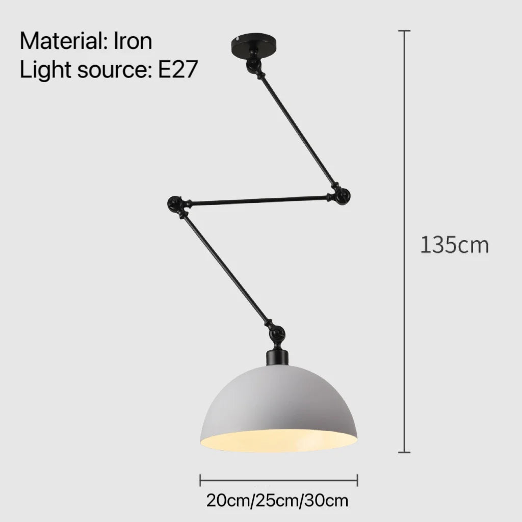 Nordic Modern Retractable Chandelier Restaurant Kitchen Living Room Bedroom Island Lamp Dining Room Home Decor Hanging Lighting