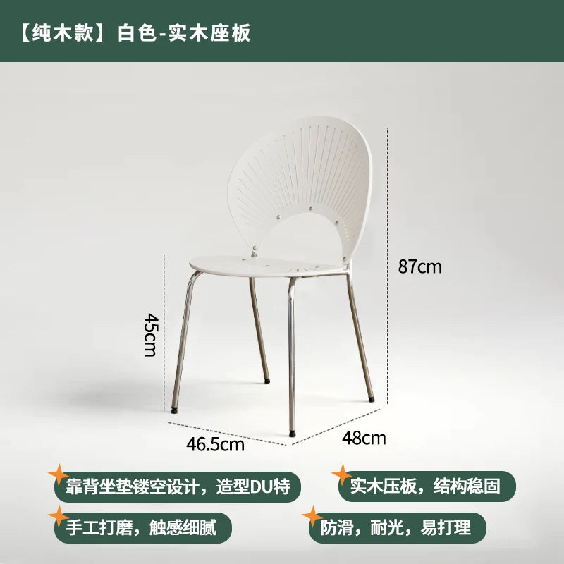 Home Furniture Restaurant Dining Chairs Living Room Leisure Chair Customized Stainless Steel Chairs Single Backrest Armchair