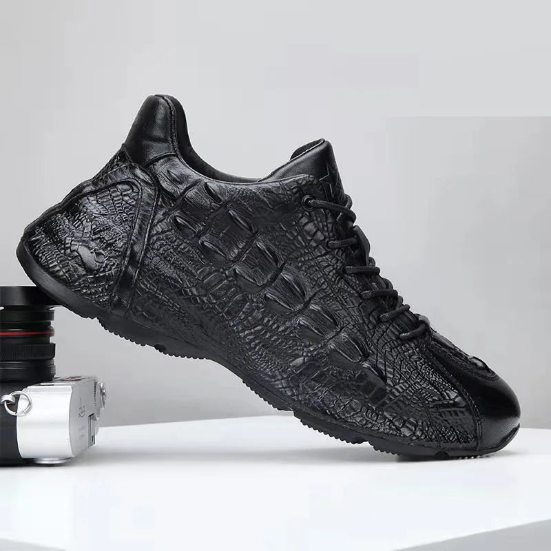 2025 new arrival Genuine Leather casual shoes men,Sneakers PDD019