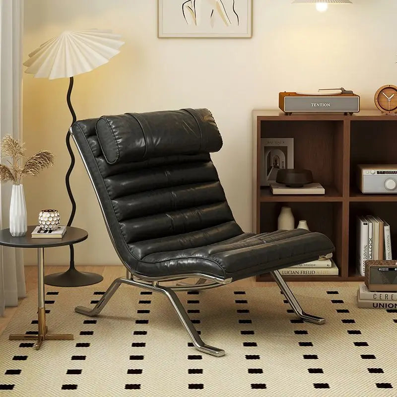 Sofa Chair Minimalist Light Luxury Senior Sense Of Living Room Antique Style Designer Sofa Chair Lazy Leisure Lounge Chair