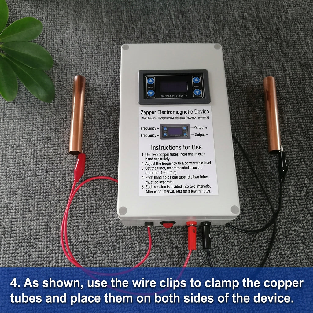 Zapper Frequency Resonance Device Dr. Clark Electromagnetic Broadband Adjustable Electronic Signal Therapy Tool