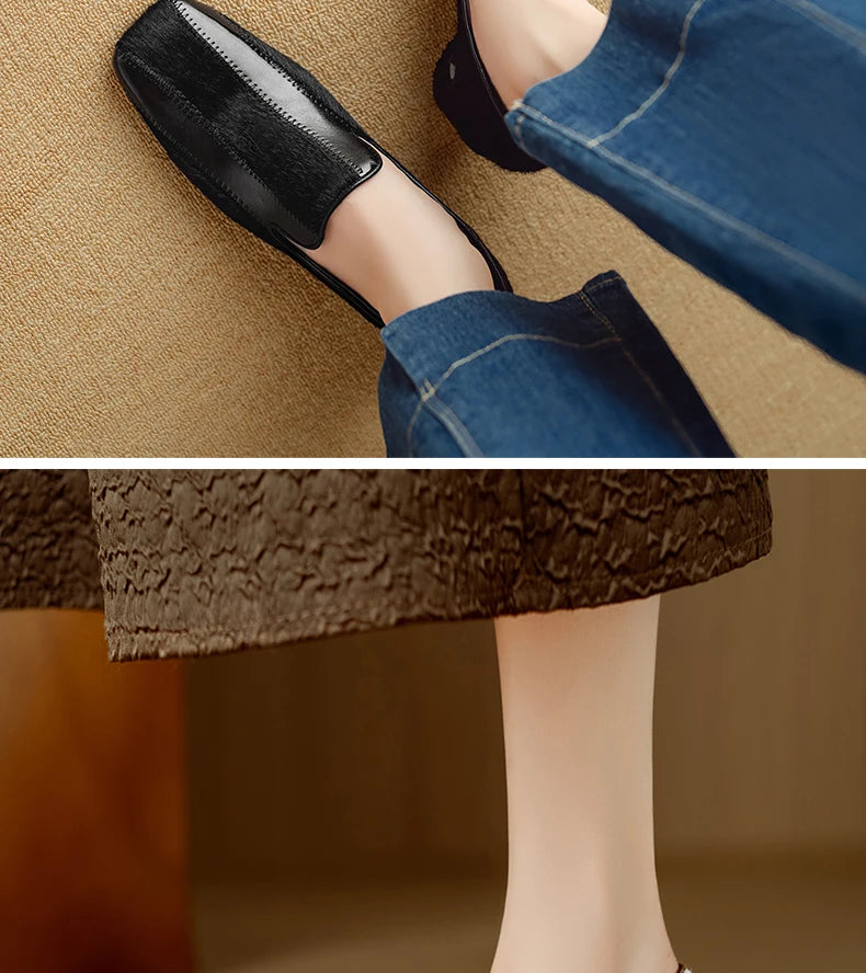 Ods Vintage Square Toe High Heels Pumps Women Autumn Shoes Party Dress 2021 Spring Footwear Retro Female Work Pumps Zapatillas