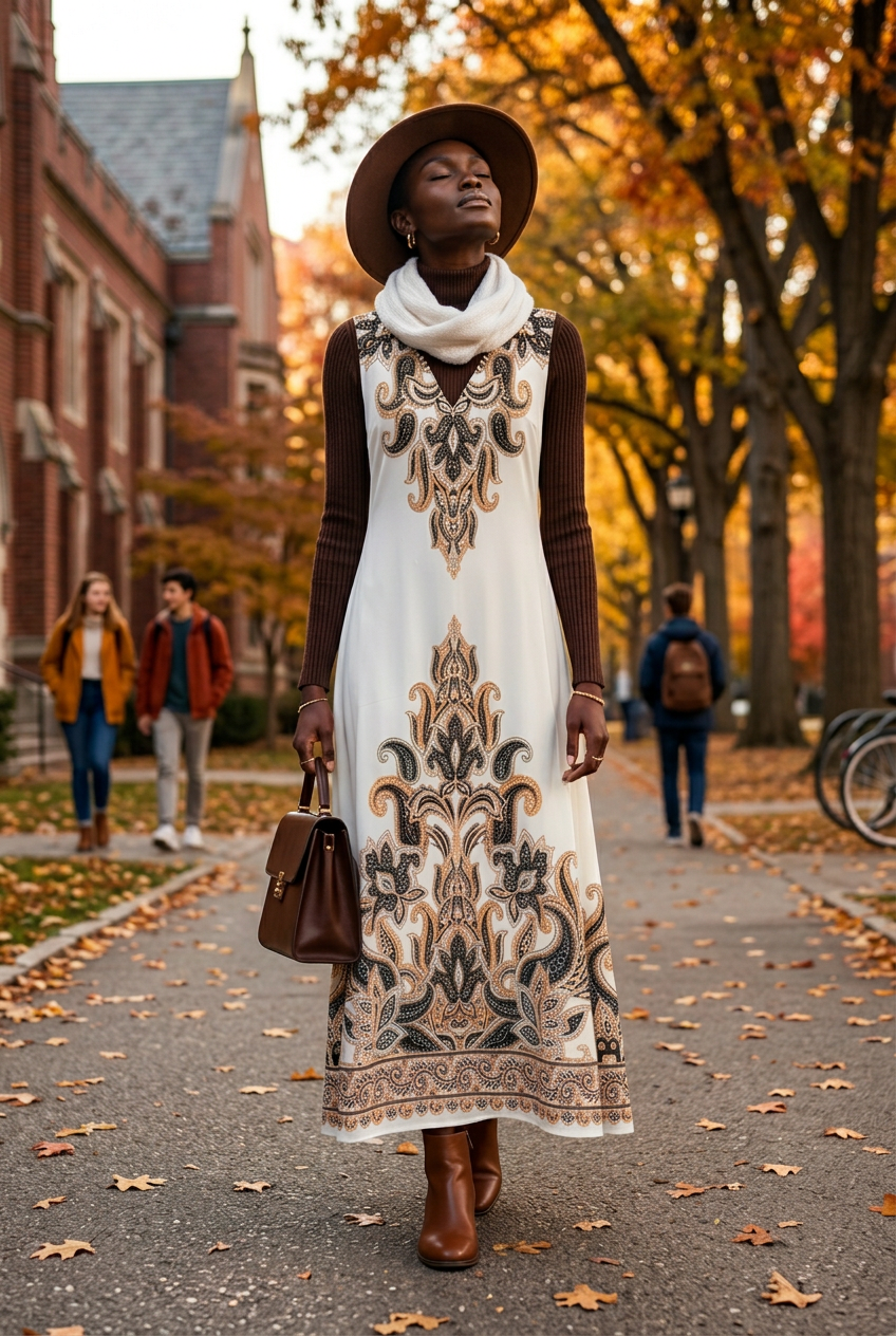 2026 Summer Women's Clothing Retro Geometric Print V-neck Pullover Sleeveless Dress Fashion Loose Large Size A-Line Tank Top