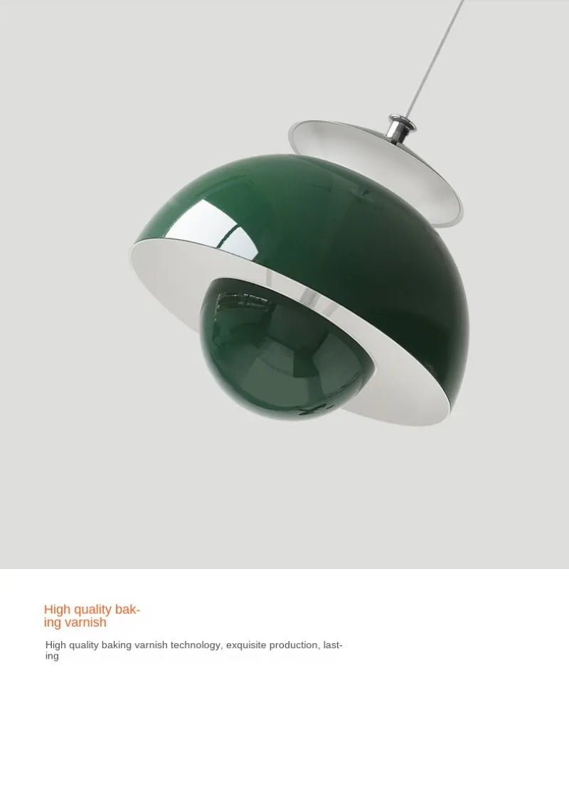 Modern Flower Bud Pendant Lamp Bedroom Bedside Study Bathroom Restaurant Bar Counter Led Hanging Light Lighting Home Decoration