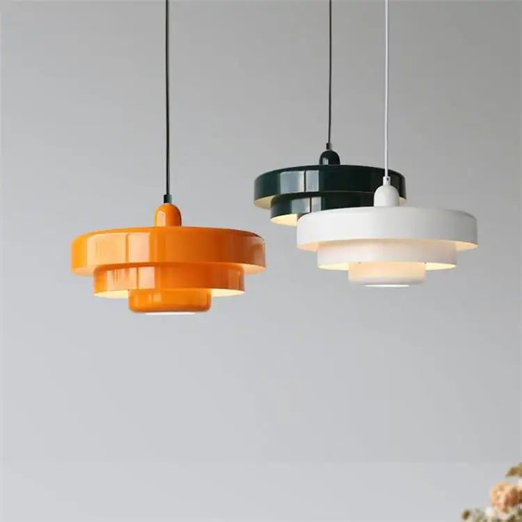 Pendant Acrylic Lamp Restaurant Simple Modern Creative Multi-layer Decoration Retro Color
