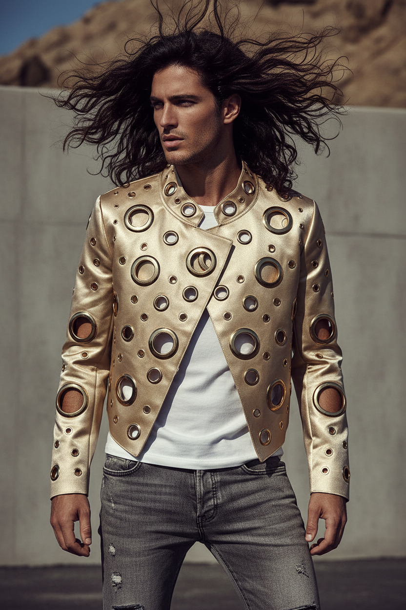 Mauroicardi Spring Short Hollow Out Patchwork Short Pu Leather Jacket Women Cool Luxury Designer European Style Clothes Fashion