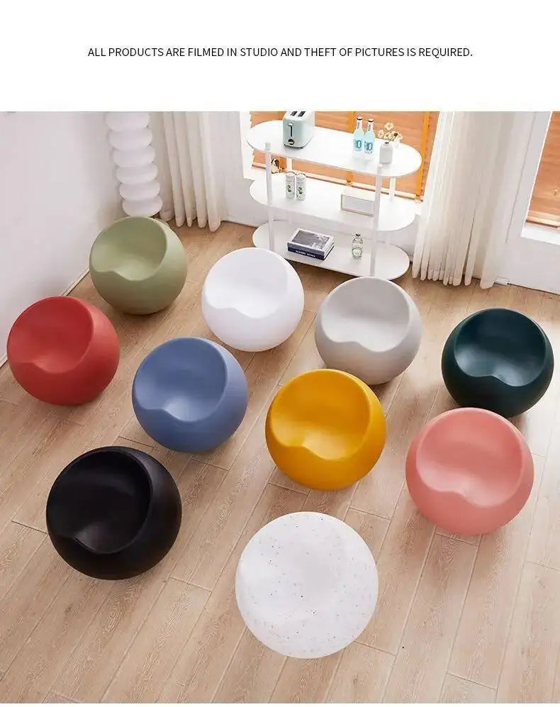 Creative Apple Stool Home Door Shoe Changing Stool Designer Minimalist Small Stool Nordic Living Room Bedroom Balcony Low Stool