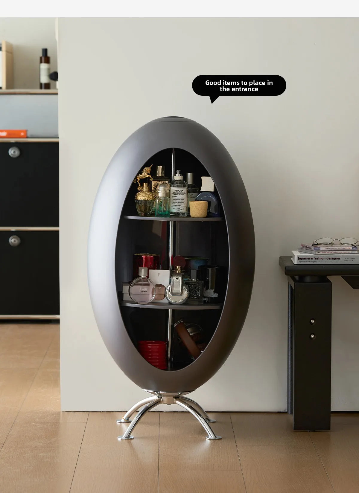 Home Decor Creative Rocket Cabinet Living Room Sofa Side Corner Snack Storage Rack Children's Room Multi Functional Bookshelf
