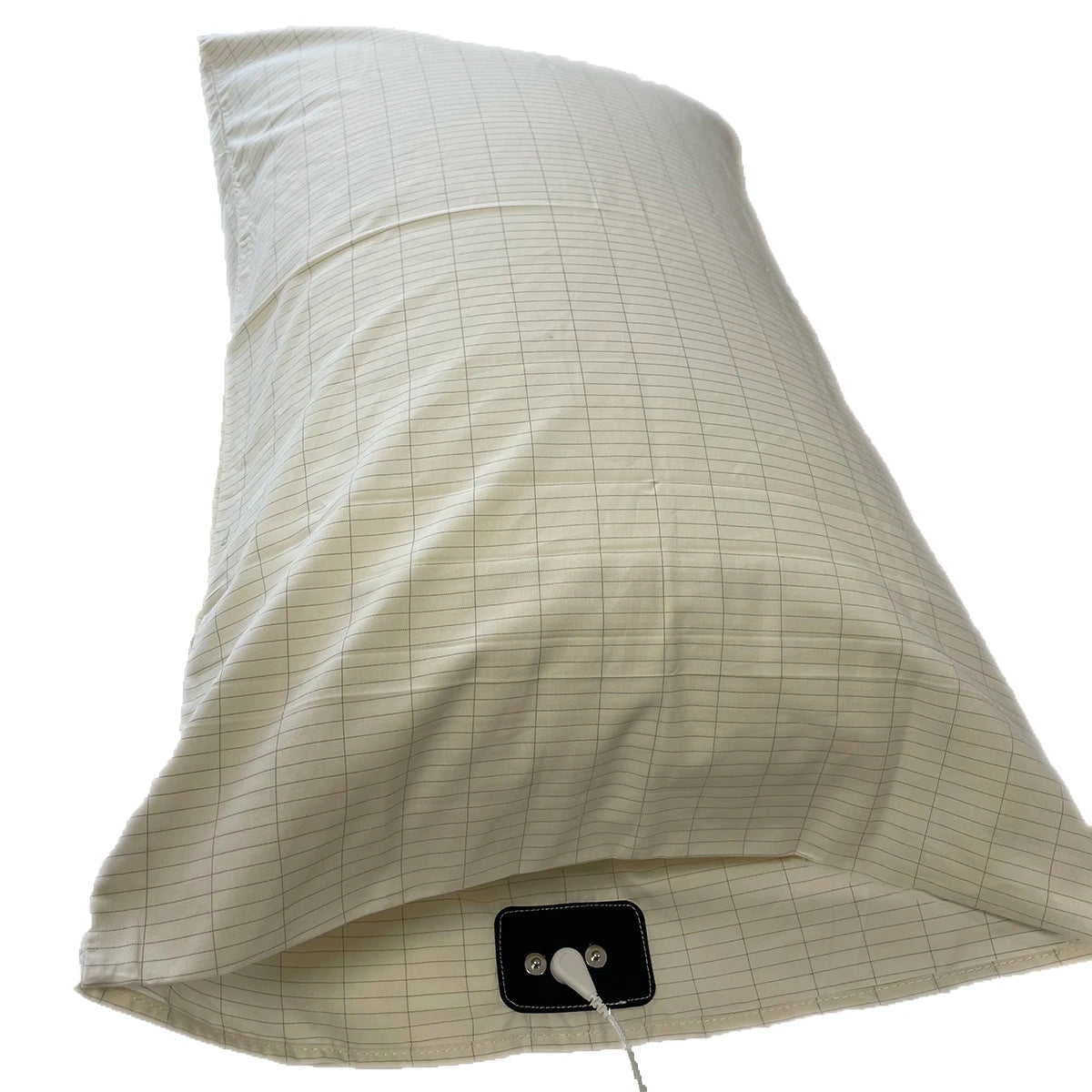 Silver Fiber Grounding Pillowcase with Earthing Cord Radiation-proof Kits Earthed Health Protection for Better Sleep