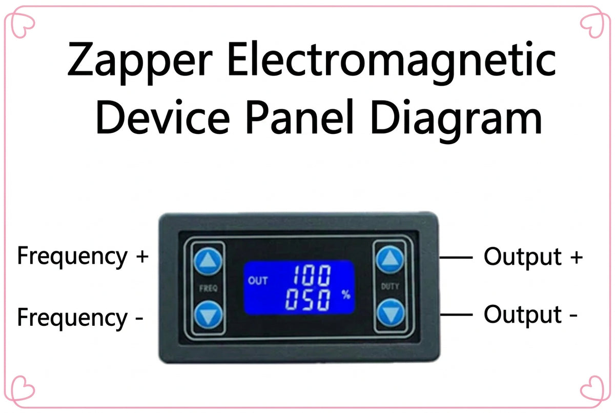 Zapper Frequency Resonance Device Dr. Clark Electromagnetic Broadband Adjustable Electronic Signal Therapy Tool