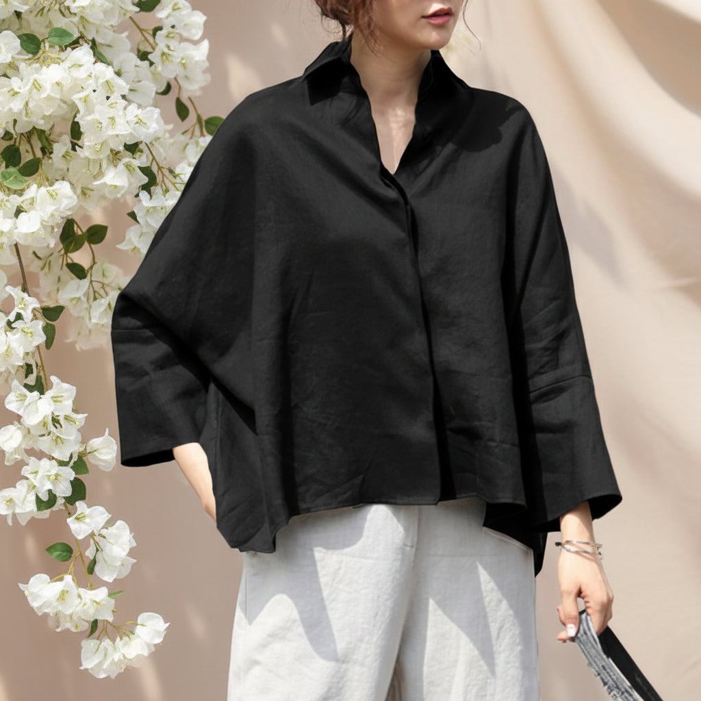 Plus Size 5XL VONDA Women Long Sleeve Shirts Summer Elegant Blouse OL Style Tunic Tops Oversized Casual Solid Loose Party Blusas