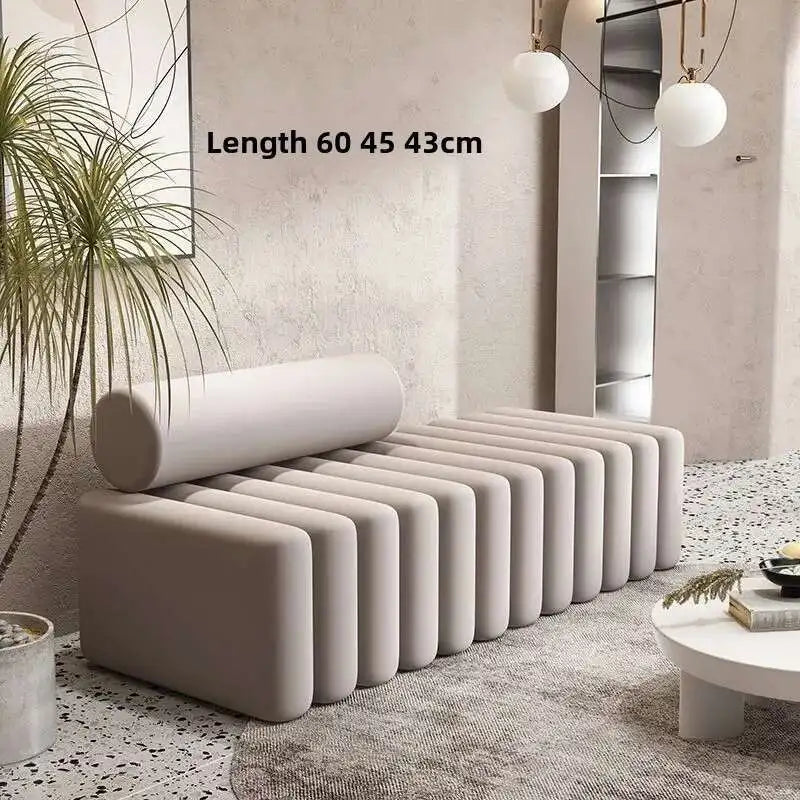 Light Luxury, Shoe Changing Stool, Household, Living Room, Stool, Sofa, Strip, Rest Stool, Bedroom, End of Bed, Stool