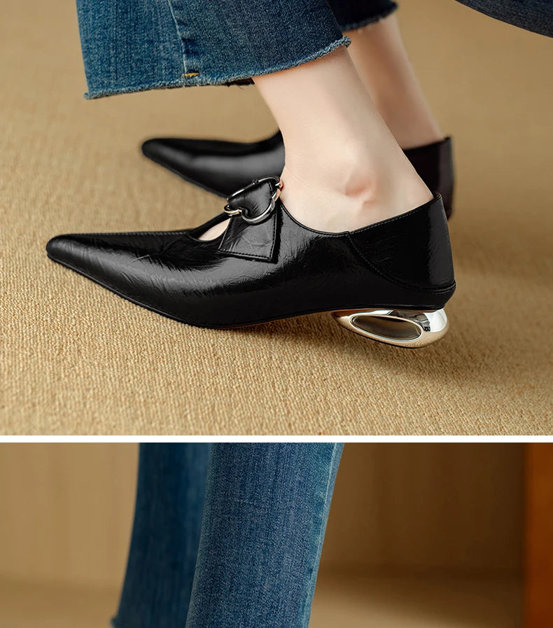 Ods High Heel Women's Thin Heels 2024 New Spring/Summer/Autumn/Winter Korean Edition Pointed Women's Temperament High Heel Women