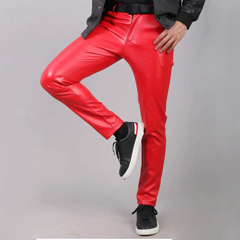 Latest Style Men Fashionable Leather Pants For Online Sale Best Quality Custom Made Logo Made Men Leather Pants With Low Price
